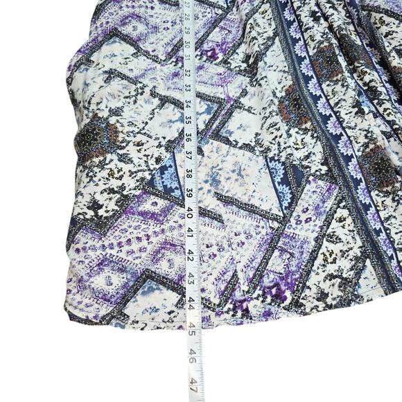 ⭐️Jaase Bohemian Criss Cross Smocked Button-down Maxi Dress Sz XS - Picture 7 of 9